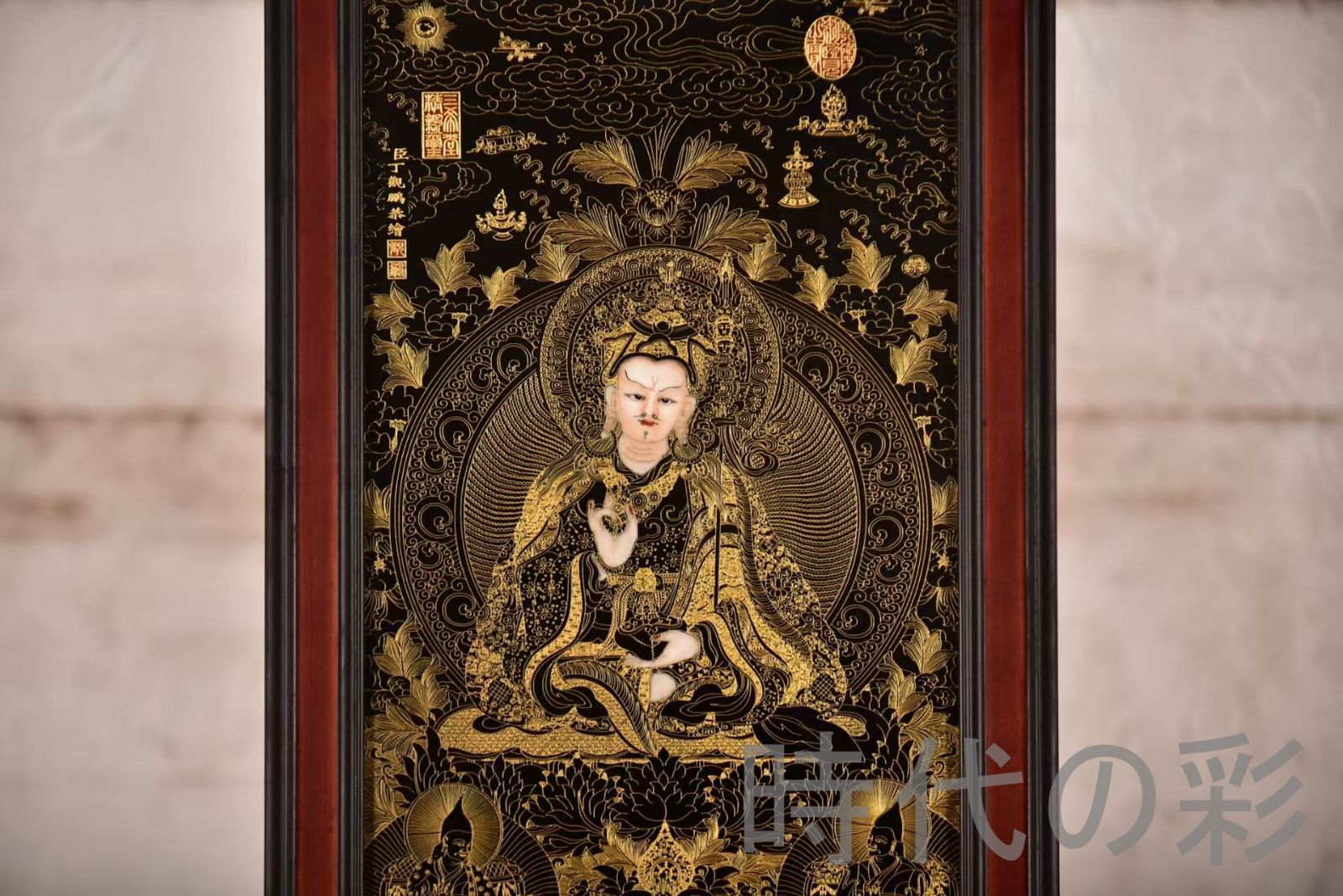 金線七宝唐カ観音図