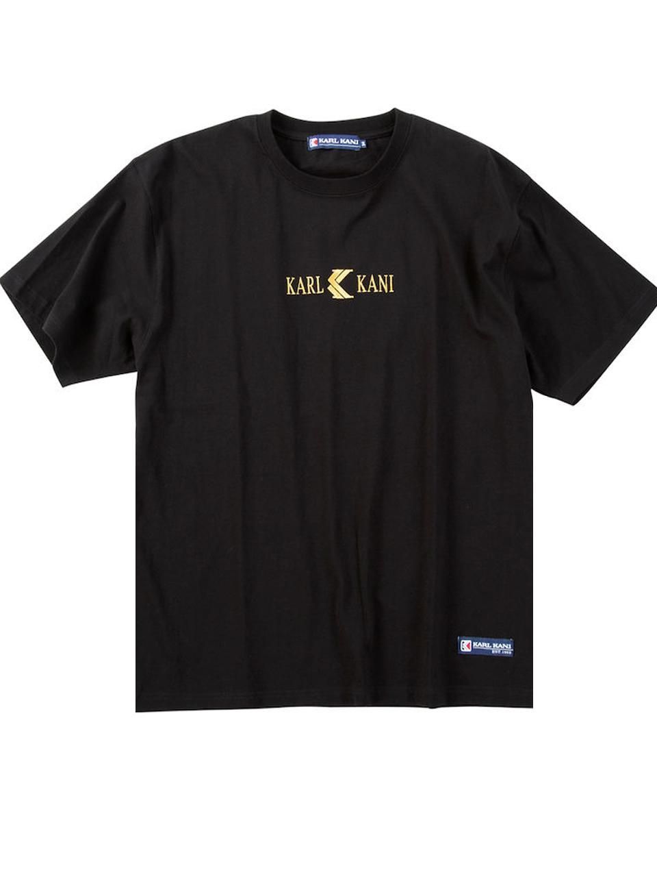 【美品】Karl Kani カールカナイ ビッグサイズ プリントTシャツ XXL KARL KANI] カールカナイ ロゴテープ 刺繍 ビッグシルエット 半袖T