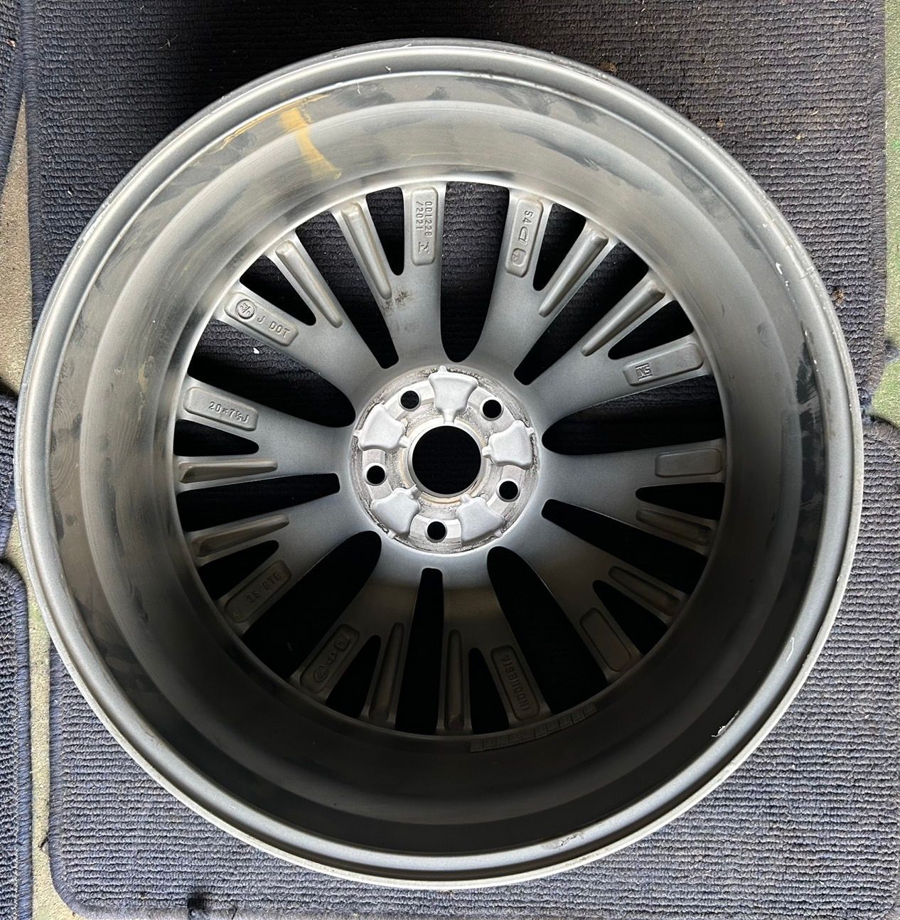 LEXUS NX 純正 20インチ ホイール1本 7.5J 35 PCD114.3 ハブ径約60 No.714