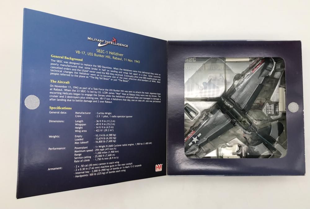 中古】開封 HOBBY MASTER ホビーマスター 1/72 SB2C-1 ヘル