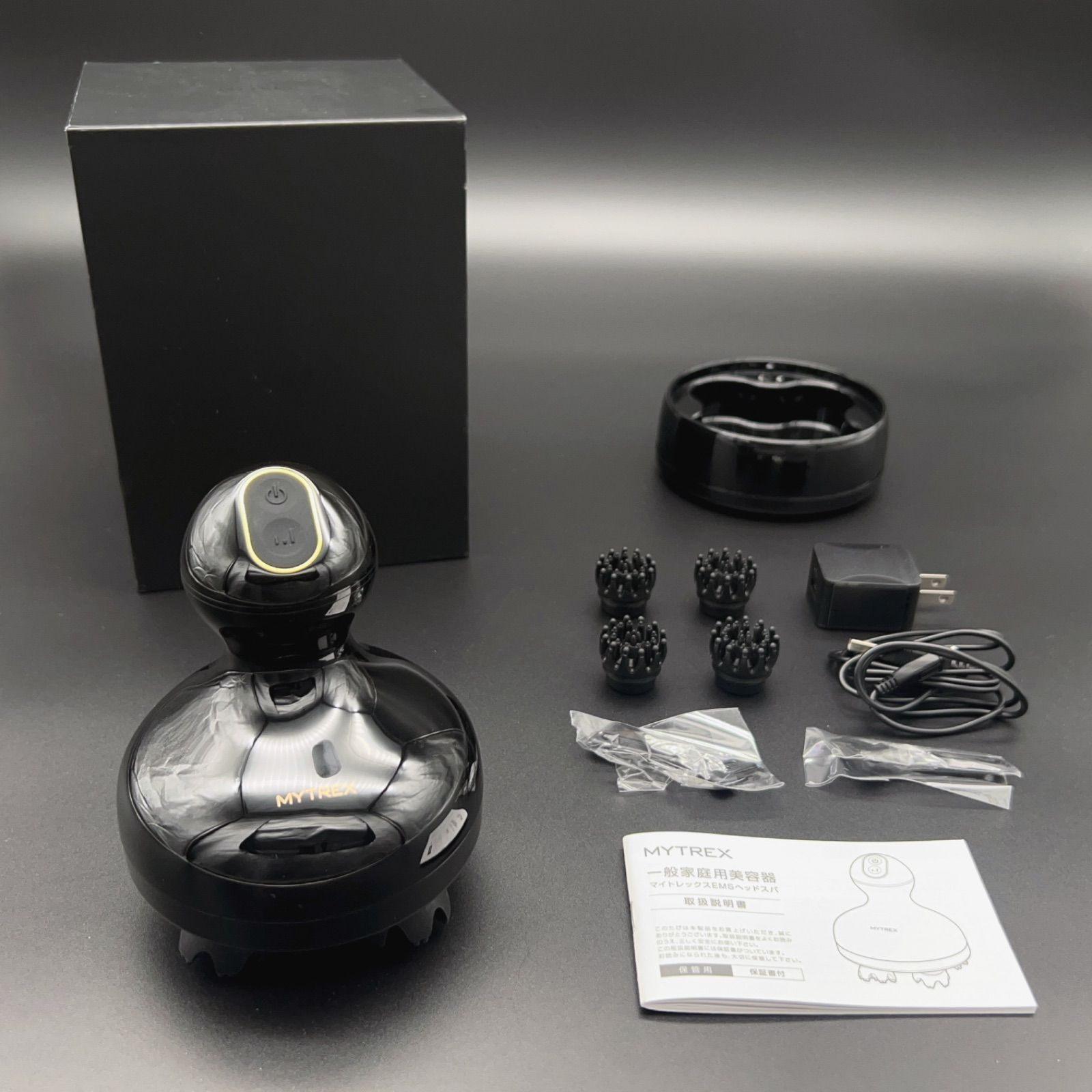MYTREX MT-EHS20B BLACK マイトレックスEMSヘッドスパ