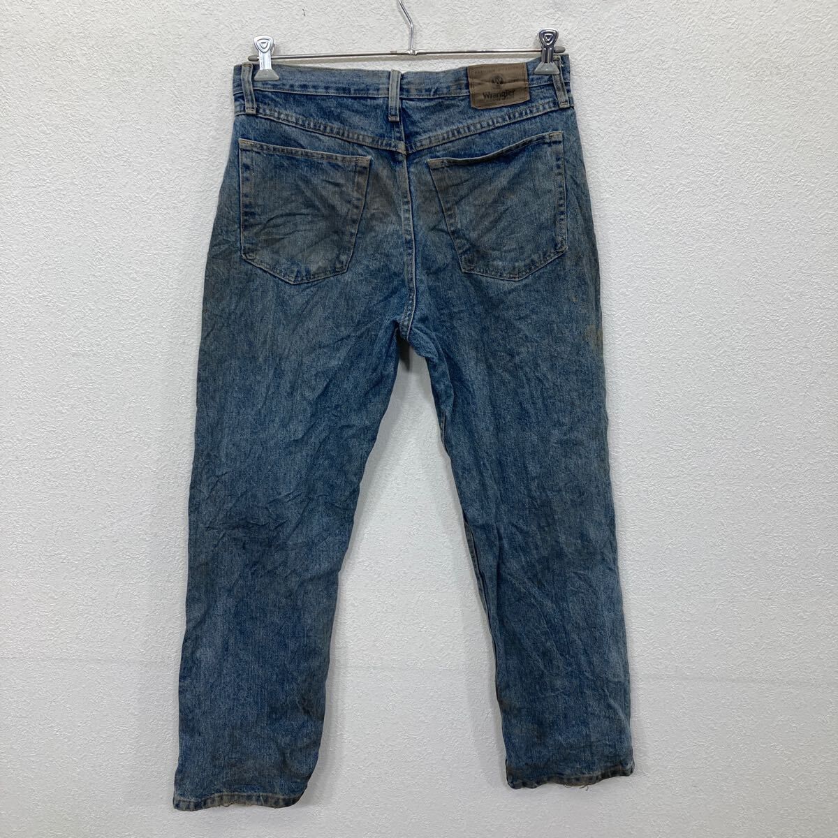 Wrangler デニムパンツ W32 ブルー ラングラー ジップアップ メキシコ 