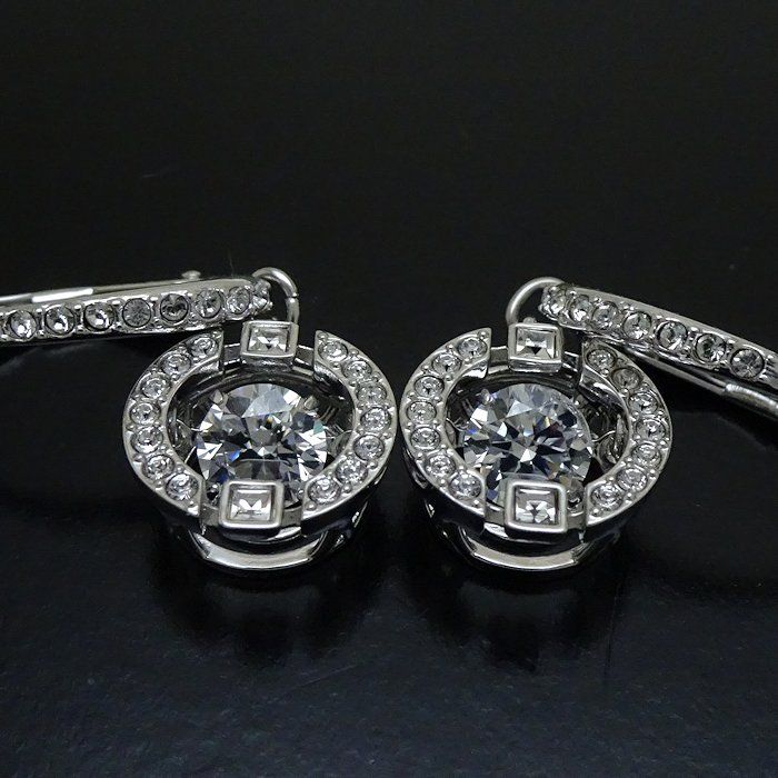 スワロフスキー 新品 Una ピアス Swarovski スパークリング SWAROVSKI スワロフスキー スパークリングダンス Una ドロップ