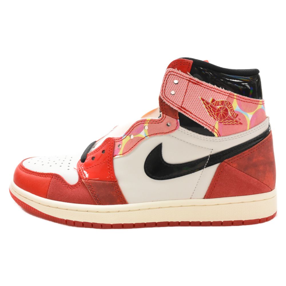 NIKE (ナイキ) AIR JORDAN 1 RETRO HIGH OG SPIDER-MAN エアジョーダン1 レトロハイ オリジナル  スパイダーマン ハイカットスニーカー レッド US8/26cm DV1748-601 - メルカリ