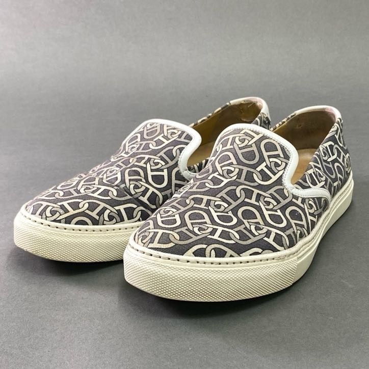 7f5 HERMES エルメス シェーヌダンクル スリッポン スニーカー 41 1/2  