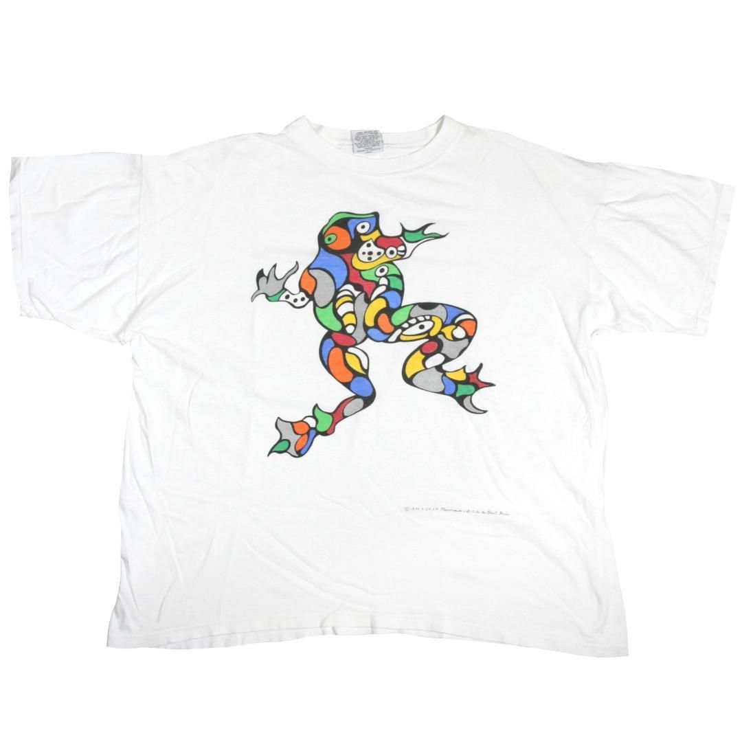 2XL】90s ニキドサンファル Niki de Saint Phalle Tシャツ フランス 