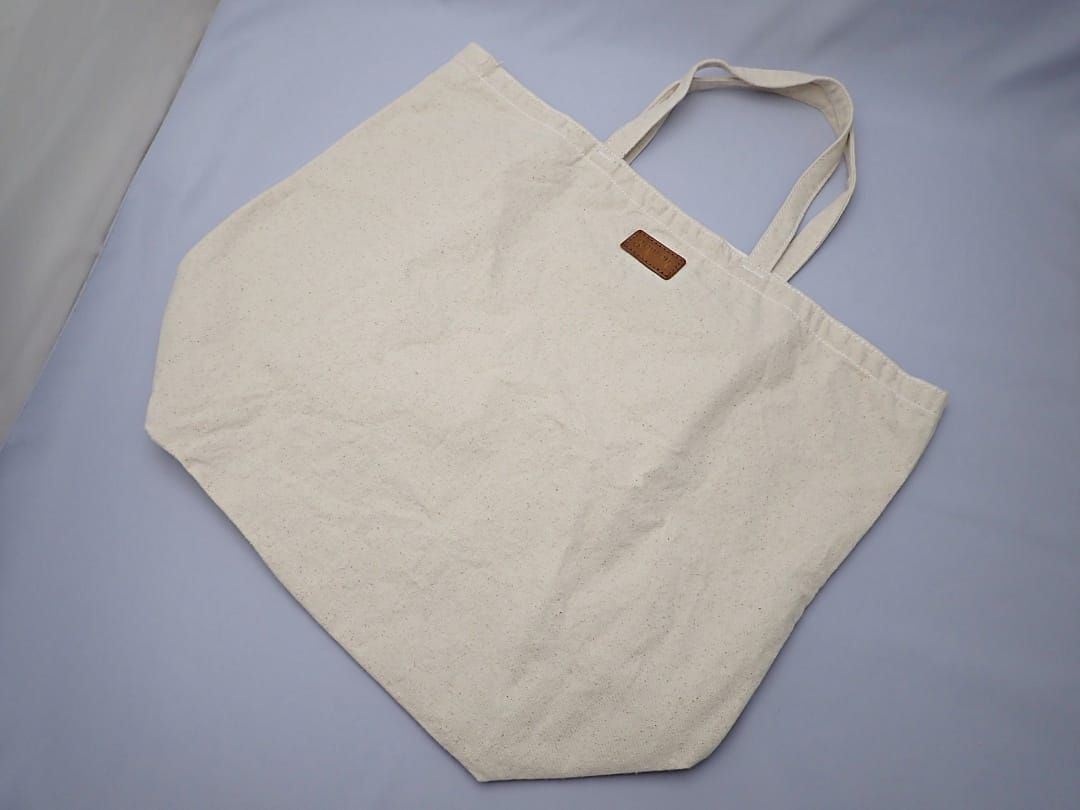 GENTEN ゲンテン トートバッグ キャンバス アイボリー 中古B+ 【送料無料】 A-8210