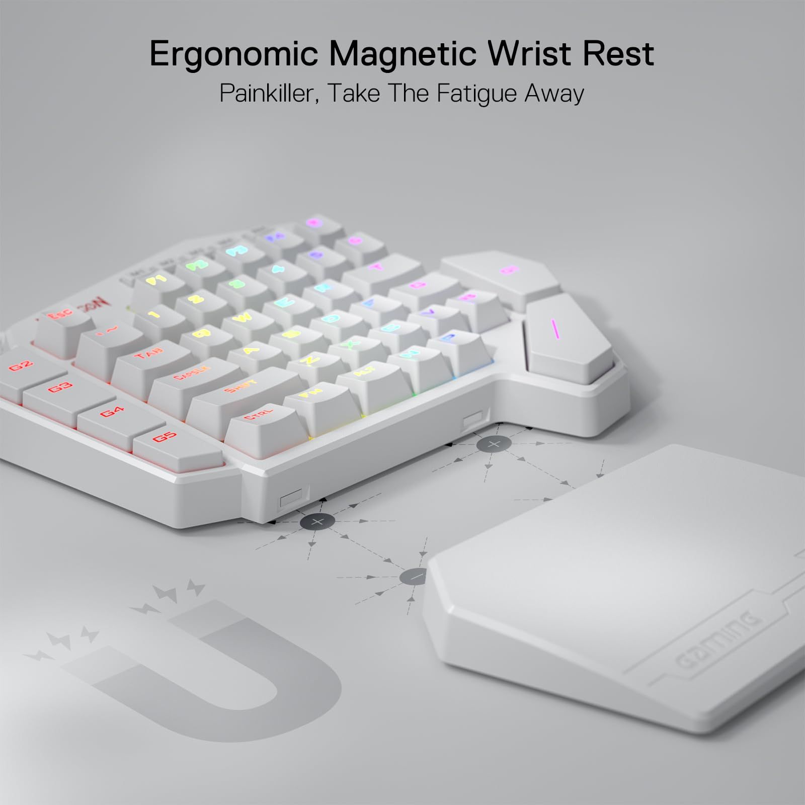 Redragon DITI メカニカルゲーミングキーボード Amazon.in: Buy Redragon K585-blue Switch DITI One-Handed RGB
