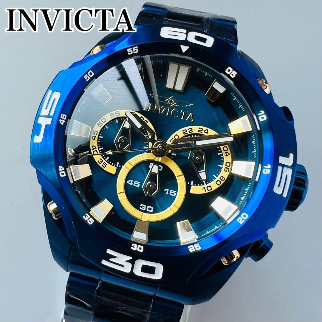 INVICTA インビクタ 腕時計 メンズ ブルー 新品 クォーツ 電池式