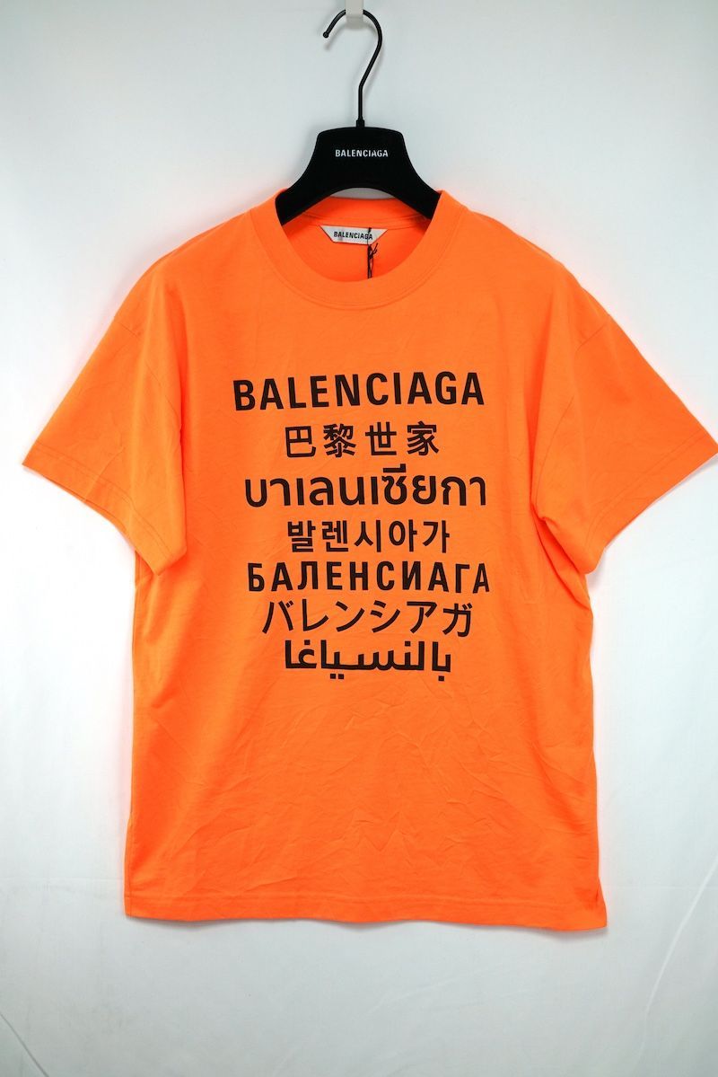 関税負担なし☆BALENCIAGA バレンシアガ ロゴ Tシャツ org.jpg