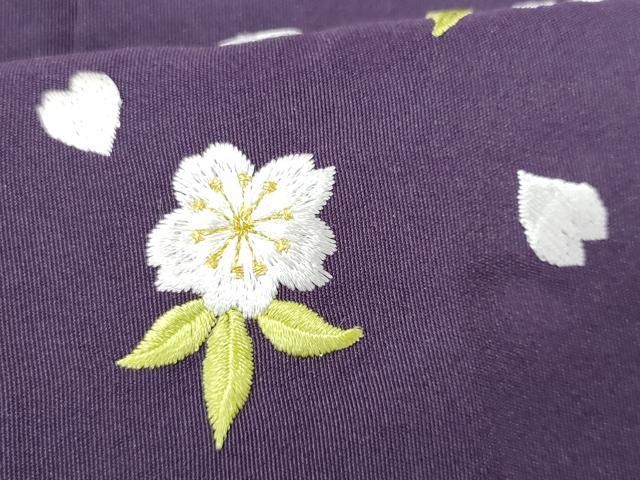 平和屋着物▽小紋 単衣 枝桜文 洗える着物 CAAT1229ev