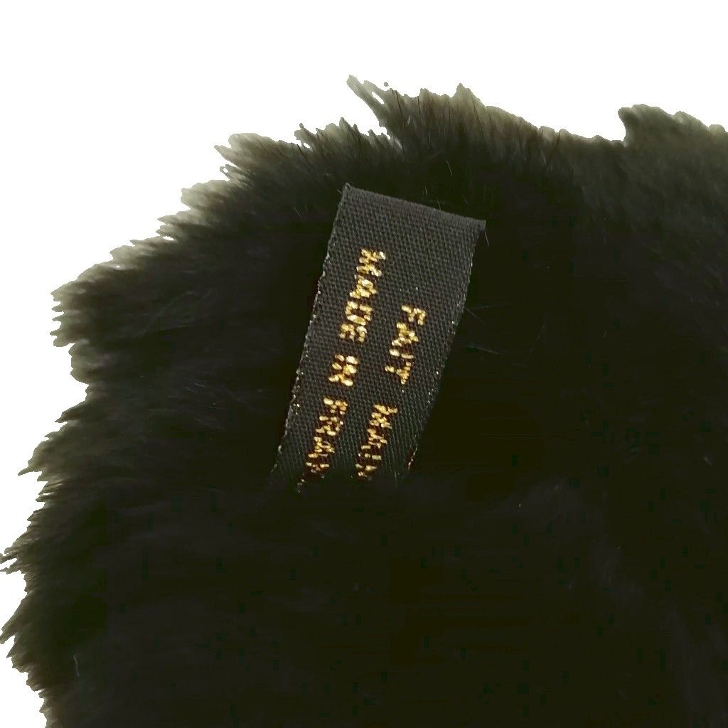 アレクサンドルドゥパリ Alexandre De Paris レッキス ファー シュシュ ファーゴム ヘア ブラック DECORATOM_COM_BR