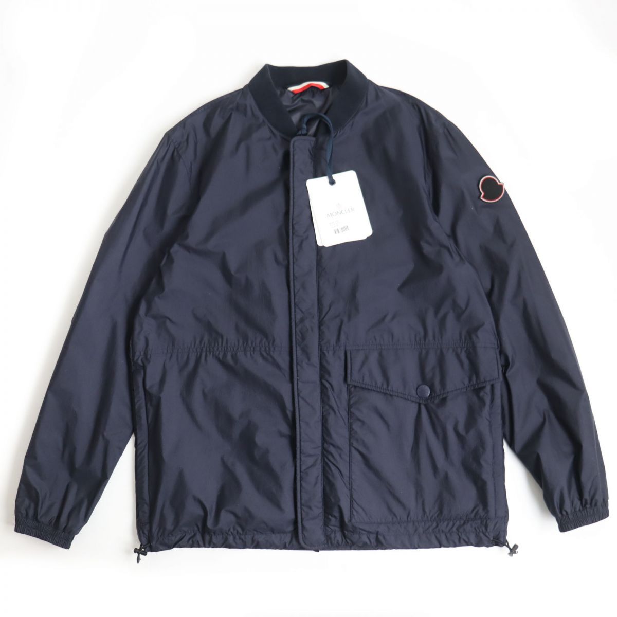 極美品◇MONCLER モンクレール MIKEY ロゴワッペン付き 比翼 スナップ