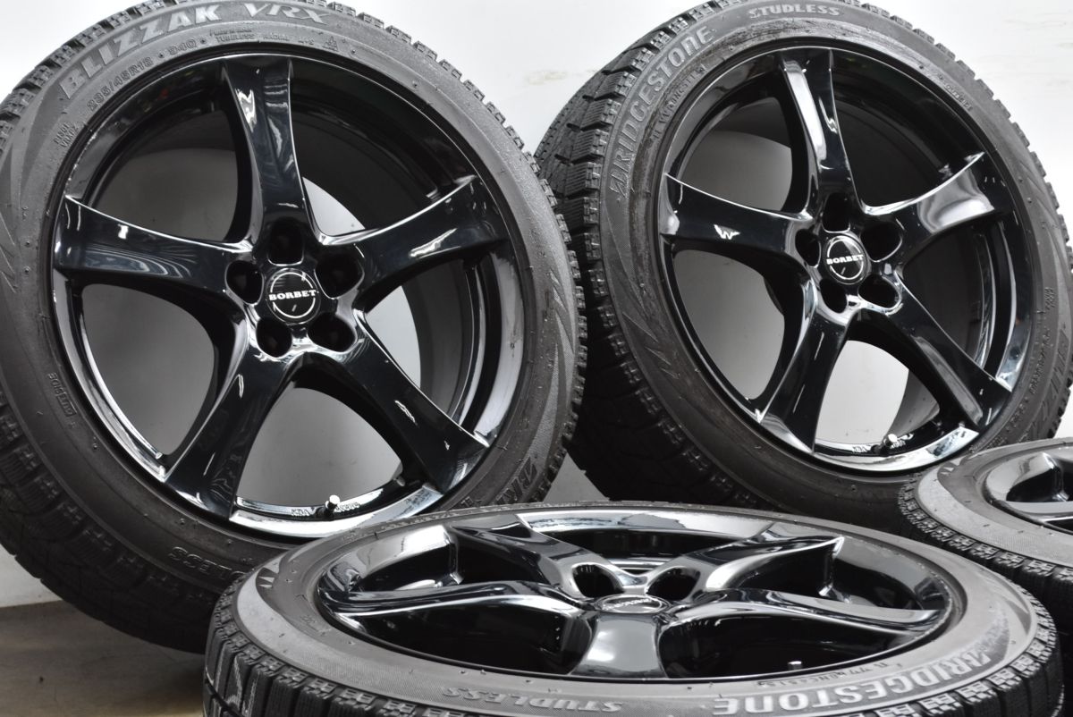 商品 ボルベット 18in 8J 35 PCD112 ブリヂストン ブリザック VRX 235|45R18 VW ザ ビートル パサート アウディ SQ2