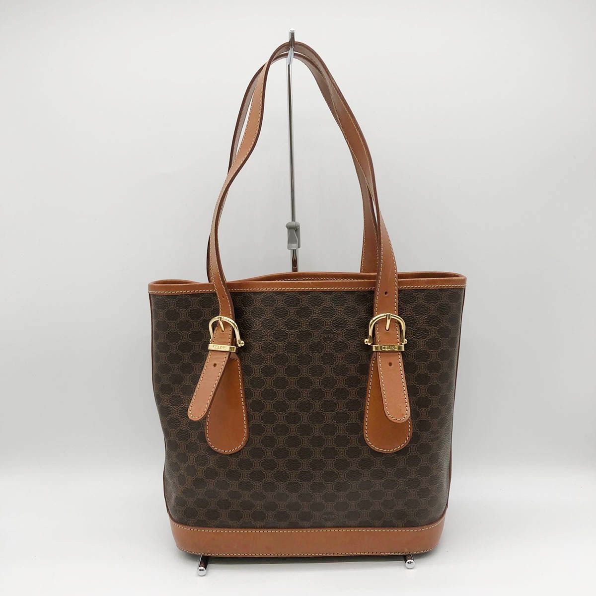 CELINE セリーヌ DM99/2 マカダム柄 トートバッグ ハンドバッグ