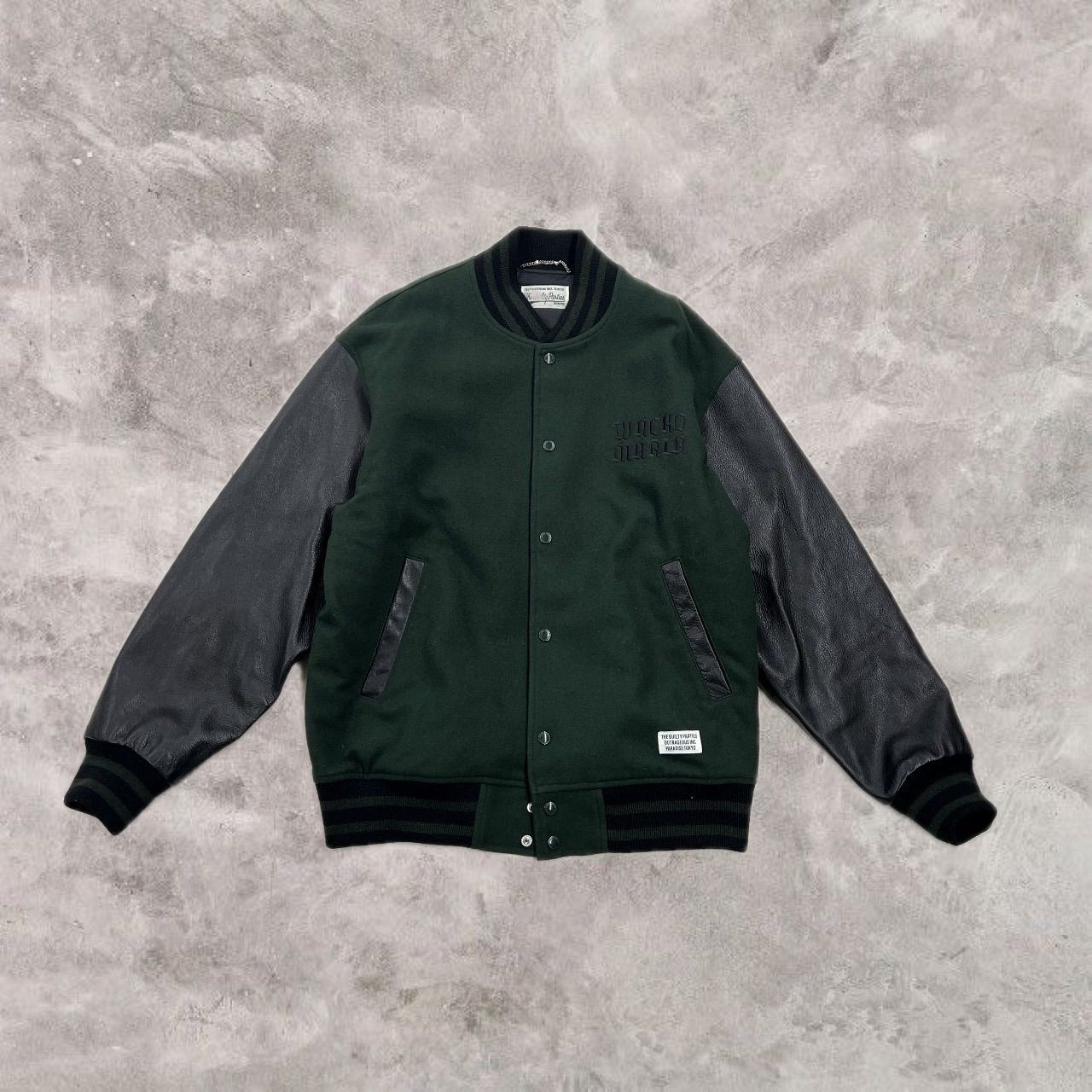 69.WACKO MARIA 23SS Leather Varsity Jacket (TYPE-2)【併売品】 - メルカリ