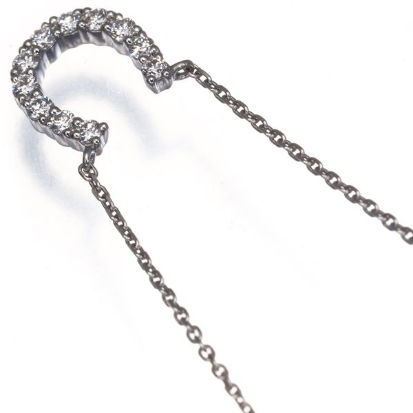 4℃ ネックレス ダイヤ ダイヤモンド ホースシュー Pt850 4℃ ネックレス ダイヤ ダイヤモンド ホースシュー Pt850 #174809