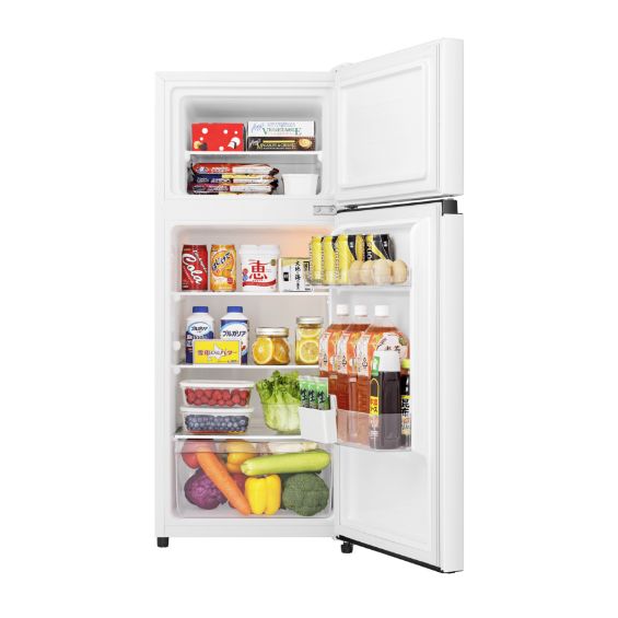 Hisenseノンフロン冷蔵冷凍庫120L一人暮らし用HR-B12E3W