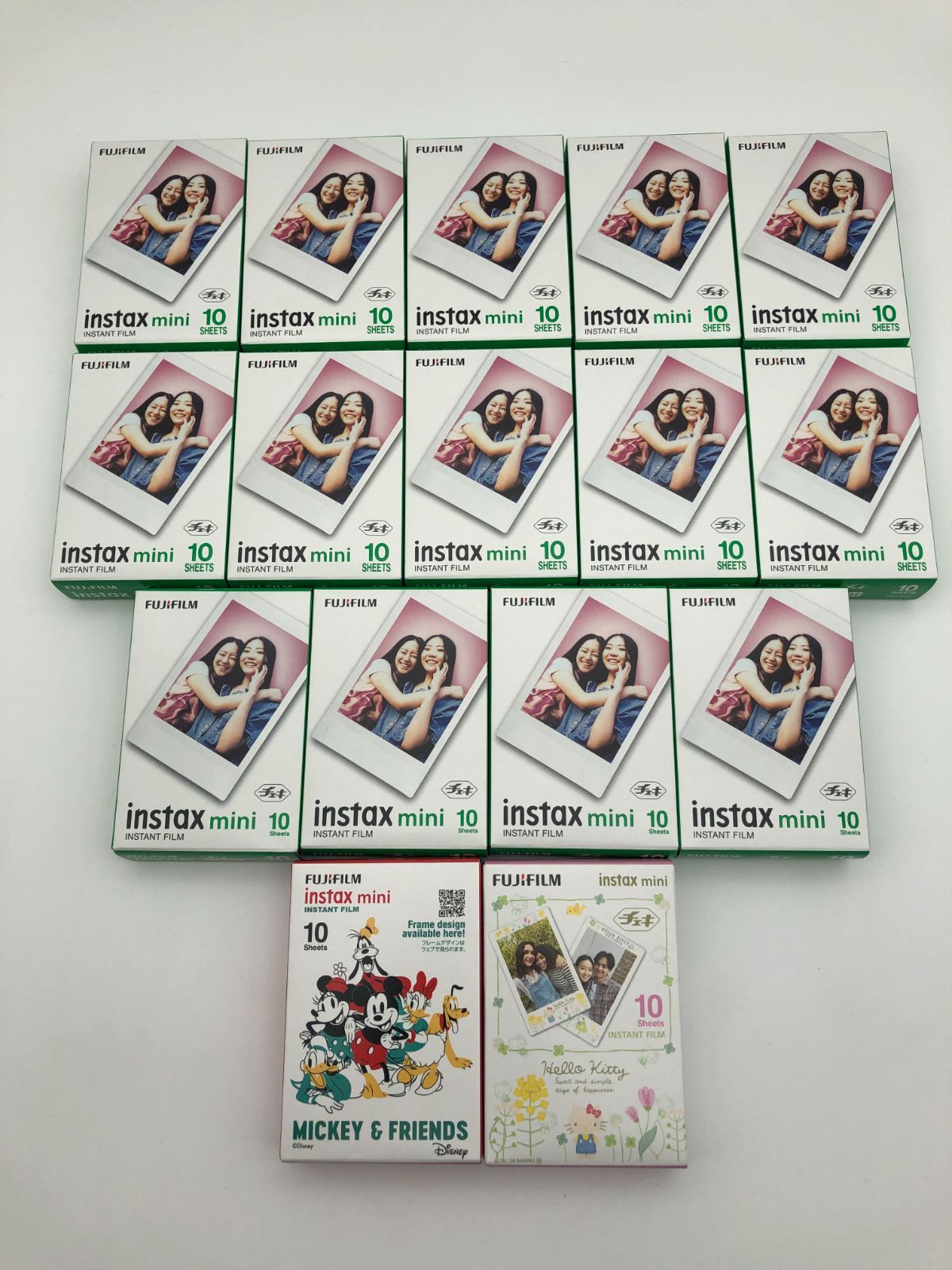 未開封 FUJIFILM チェキ フイルム INSTAX MINI JP1 10枚入 16個 1007-101