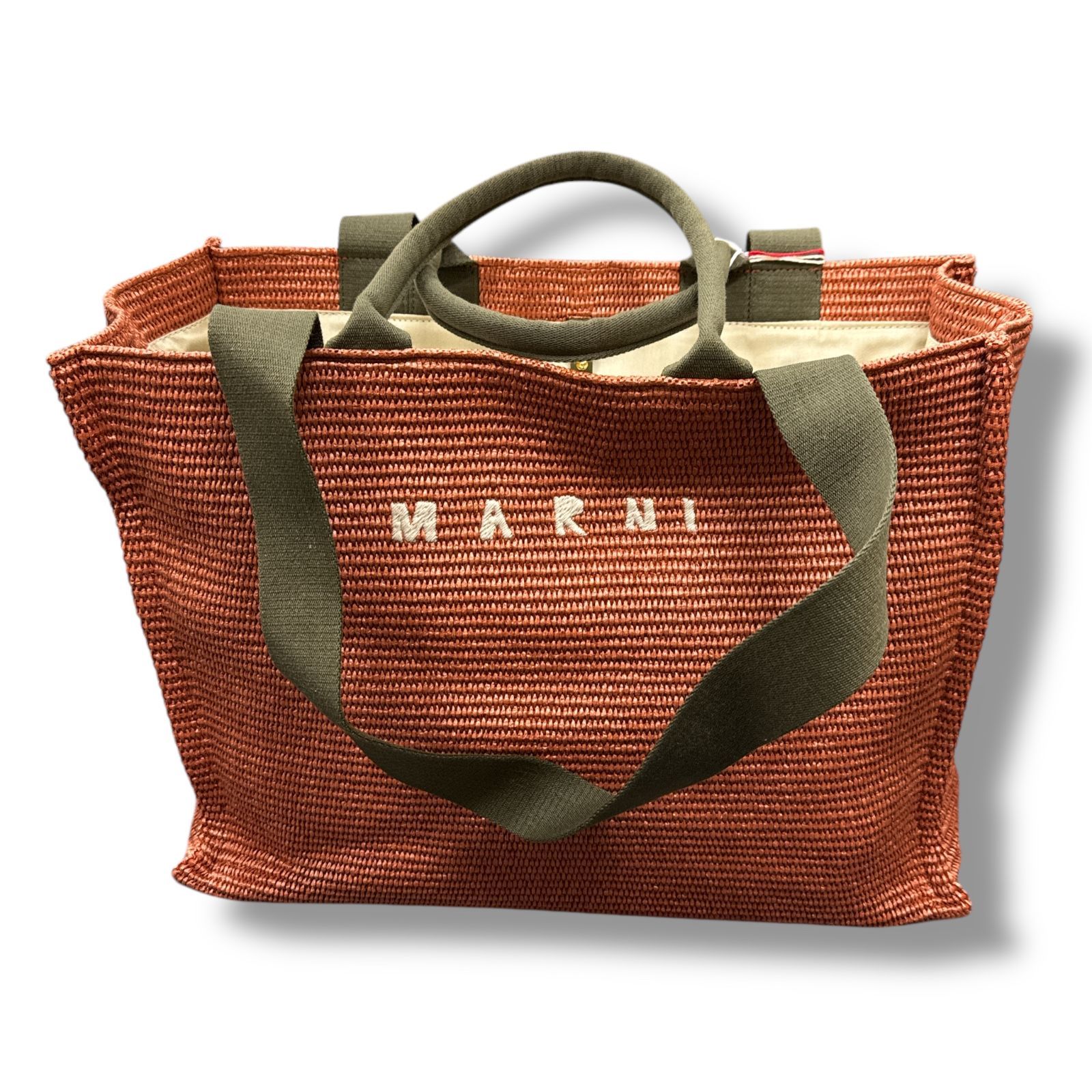 国内正規 参考上代128700円 未使用品 MARNI コットンナイロン2WAY 