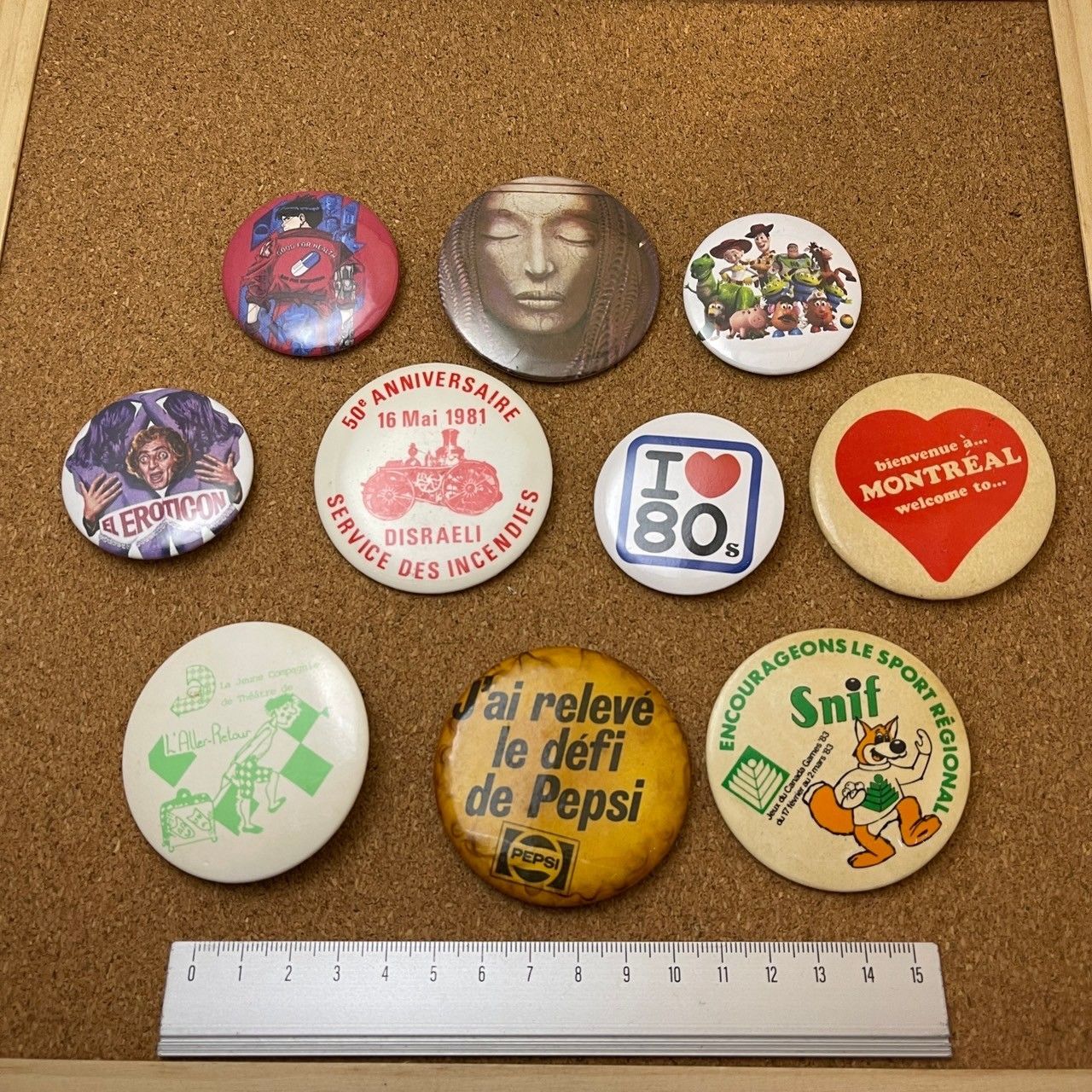 ⑧ 70s 80s vintage 古着 缶バッチ 缶バッジ 13個 セット 缶バッジ ビンテージ アンティーク AX 50s ~ 60s 70s 80s 90s