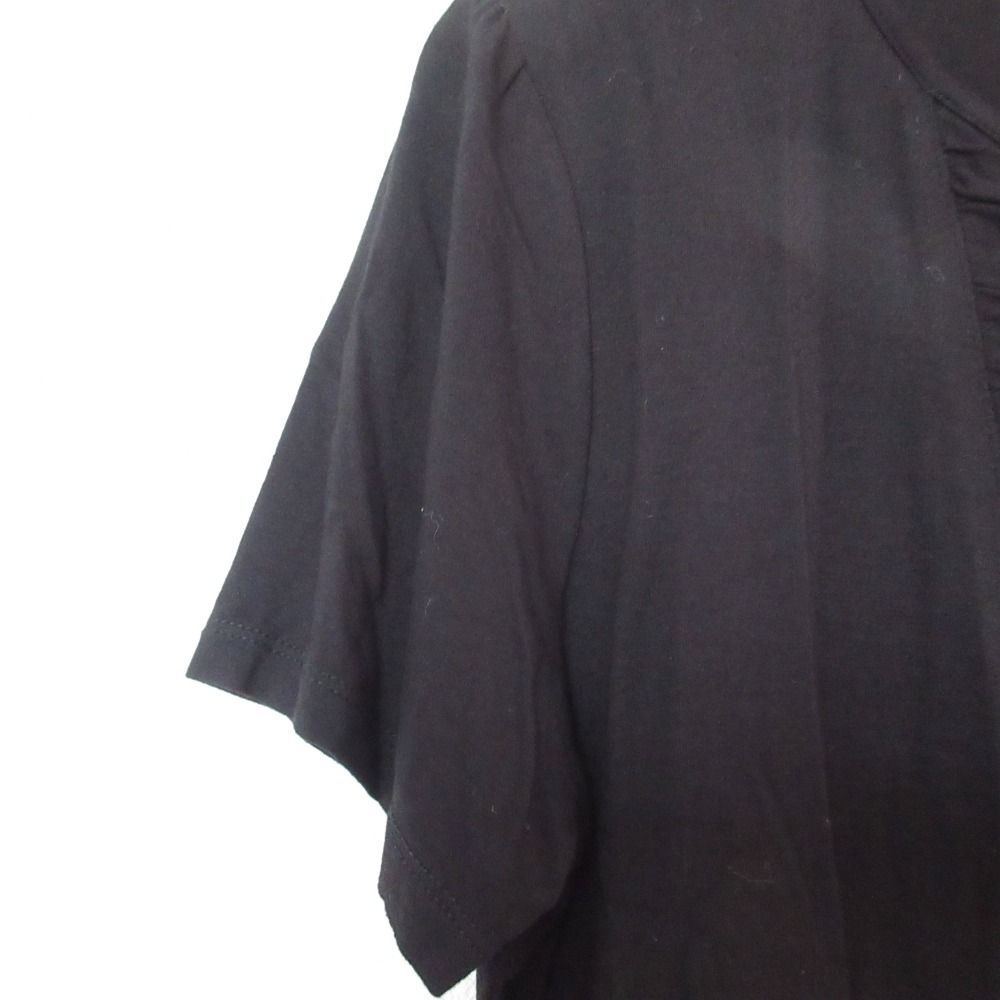 BURBERRY LONDON(バーバリーロンドン) フリル ヘンリーネック Tシャツ レディース  2 中古 古着 0246 バーバリーロンドン BURBERRY LONDON フリル ヘンリーネック T
