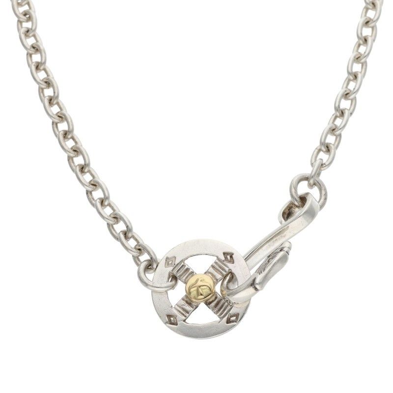 ゴローズ ホイール付き太丸チェーン ネックレス メンズ 太丸