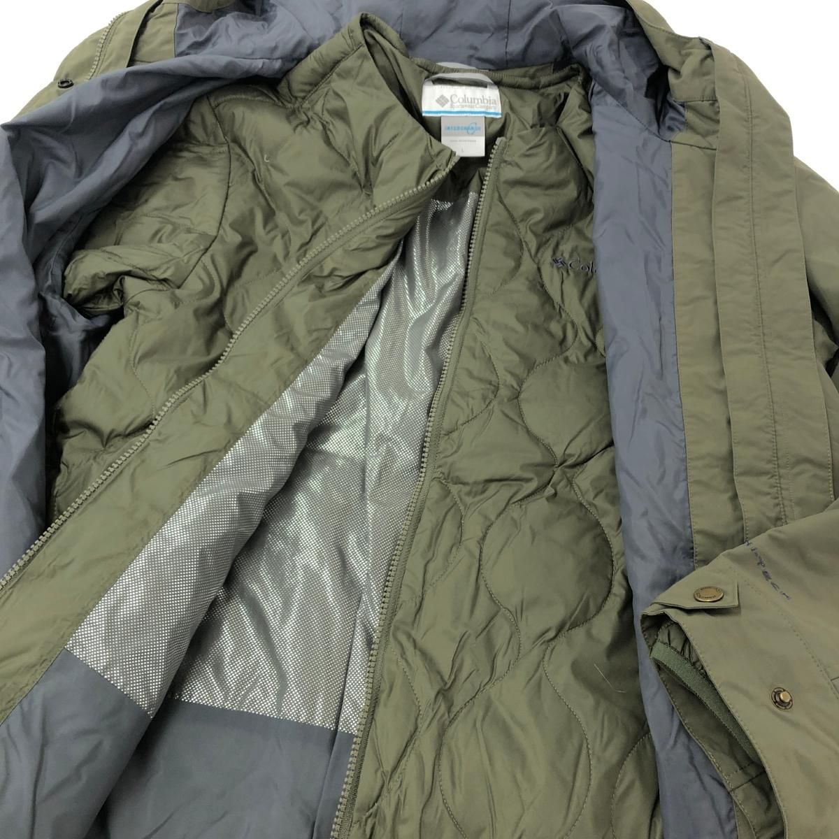 ⭐︎使用数回！⭐︎ Columbia 3in1 インターチェンジ　カモフラ　XL Columbia Sportswear3-in-1 Waterproof Vertex Core Interchange