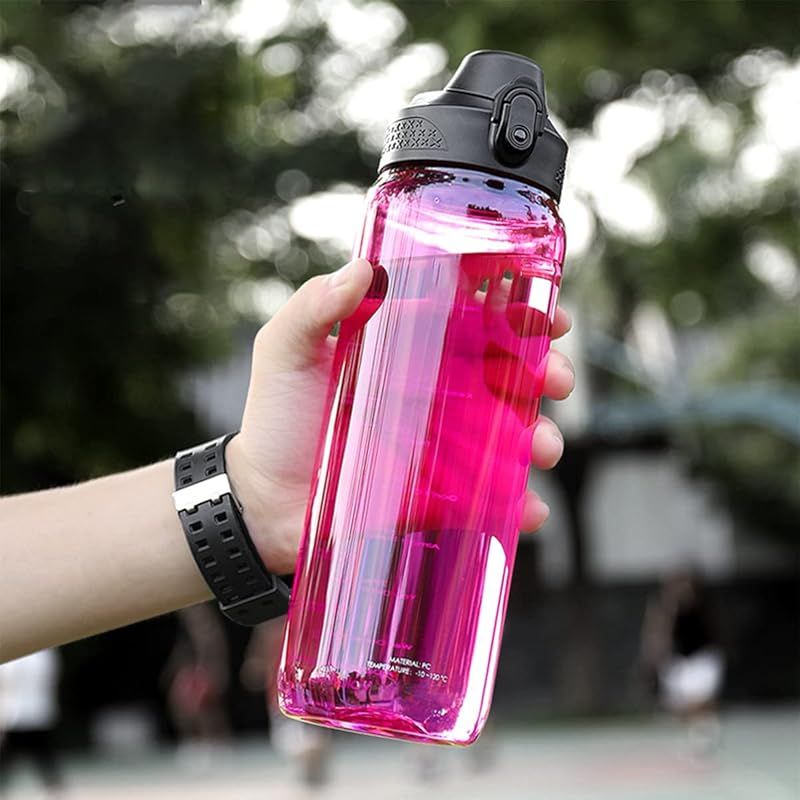 【新着商品】TSQIBU ボトル 水筒 大容量 600ml 800ml 1000ml 1500ml 2000ml 超軽量 漏れ防止 携帯便利 耐熱100熱湯対応 アウトドア スポーツ ウォーターボトル キャンプ ハイキング 登山用 キャリーハン