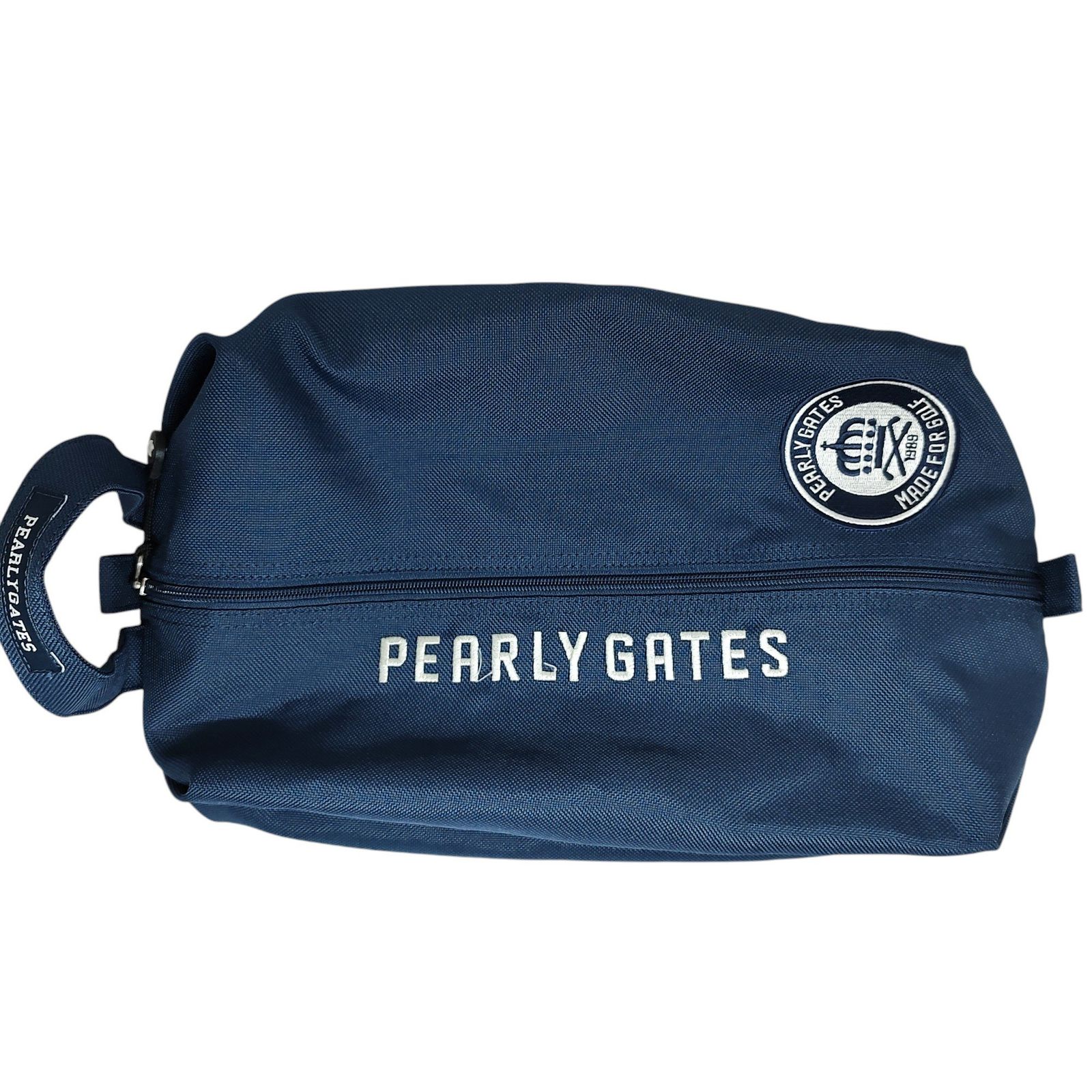 PEARLY GATES パーリーゲイツ ゴルフ シューズケース F ネイビー PEARLY GATES パーリーゲイツ ゴルフ シューズケース F ネイビー