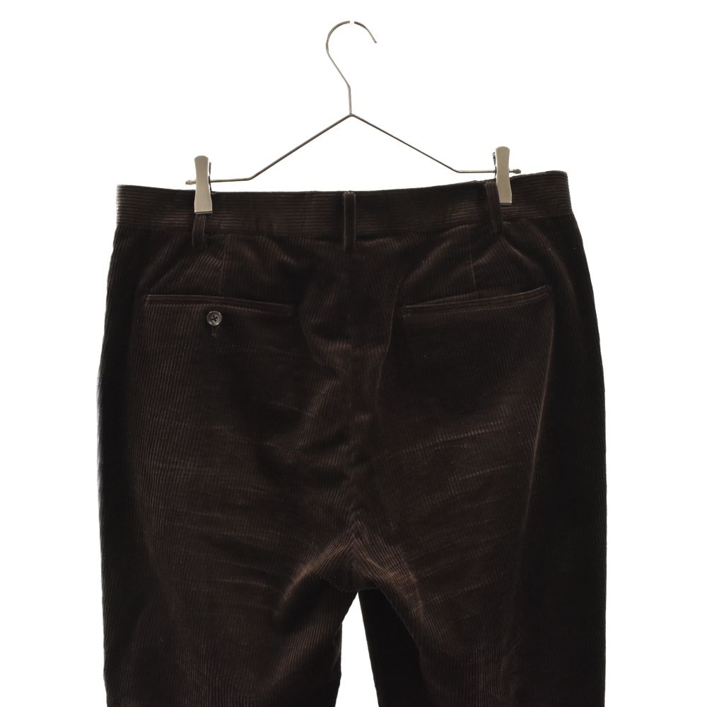 WACKO MARIA (ワコマリア) 20AW PLEATED TROUSERS DUCA VISCONTI コーデュロイ プリーツトラウザー  スラックスパンツ 20FW-WMP-TR15 ブラウン