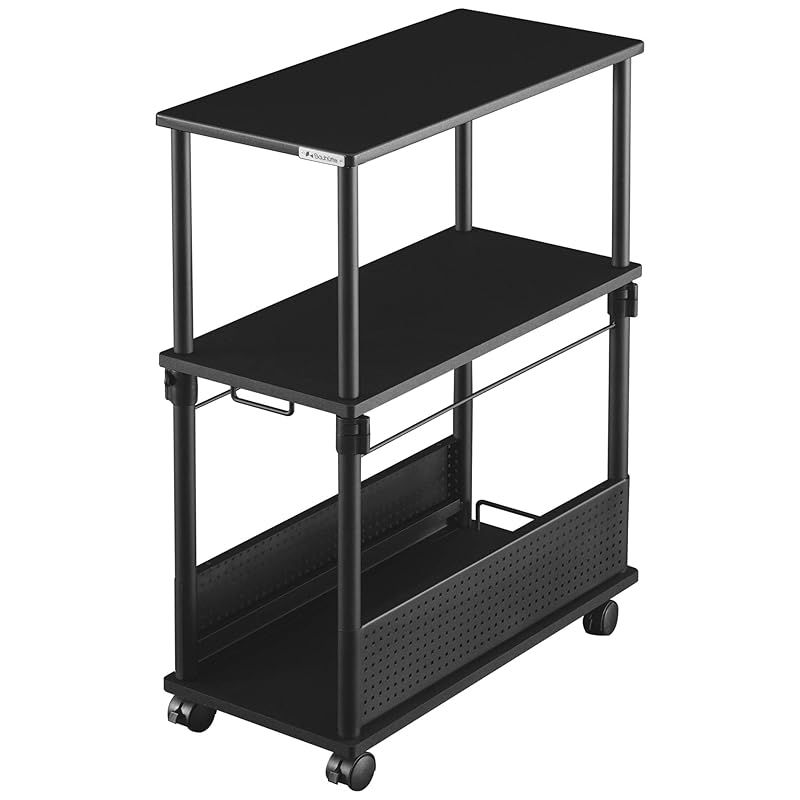 Bauhutte ( バウヒュッテ ) 昇降式 L字デスク タワー BHD-670T-BK ブラック 1