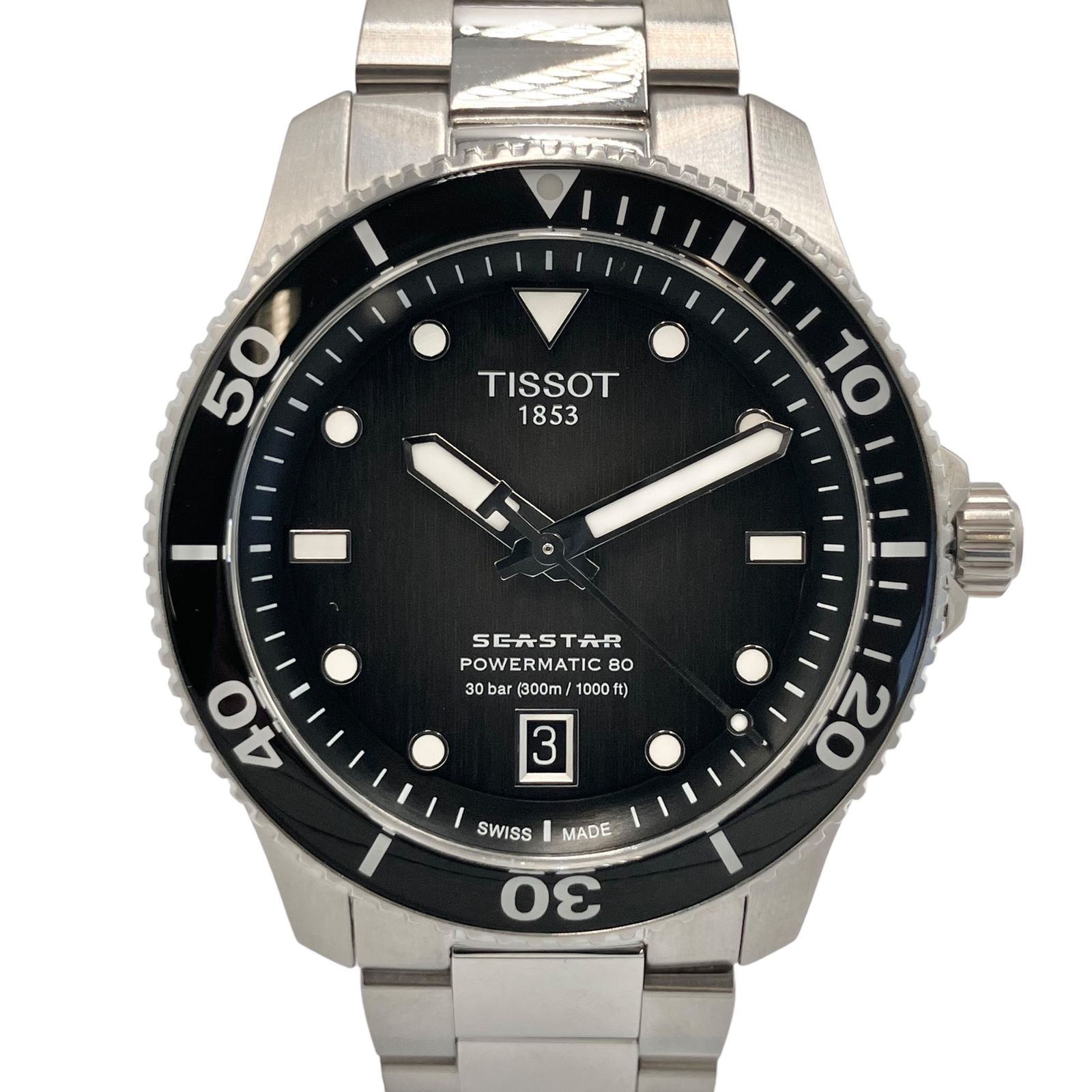 TISSOT ティソ SEASTAR1000 シースター1000 T120807A 自動巻き 稼働品 メンズ 腕時計 W0918PVNUB