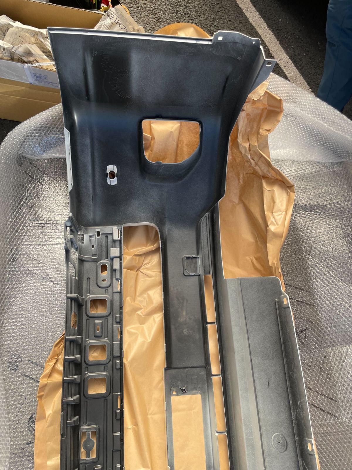 ハイエーススーパーロングワイド フロントバンパー058