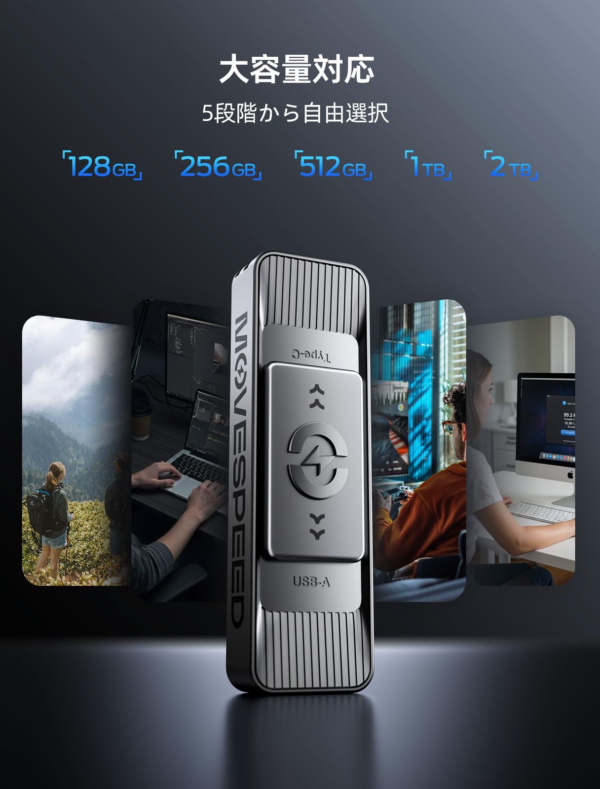 外付け 128|256|512|1TB|2TB