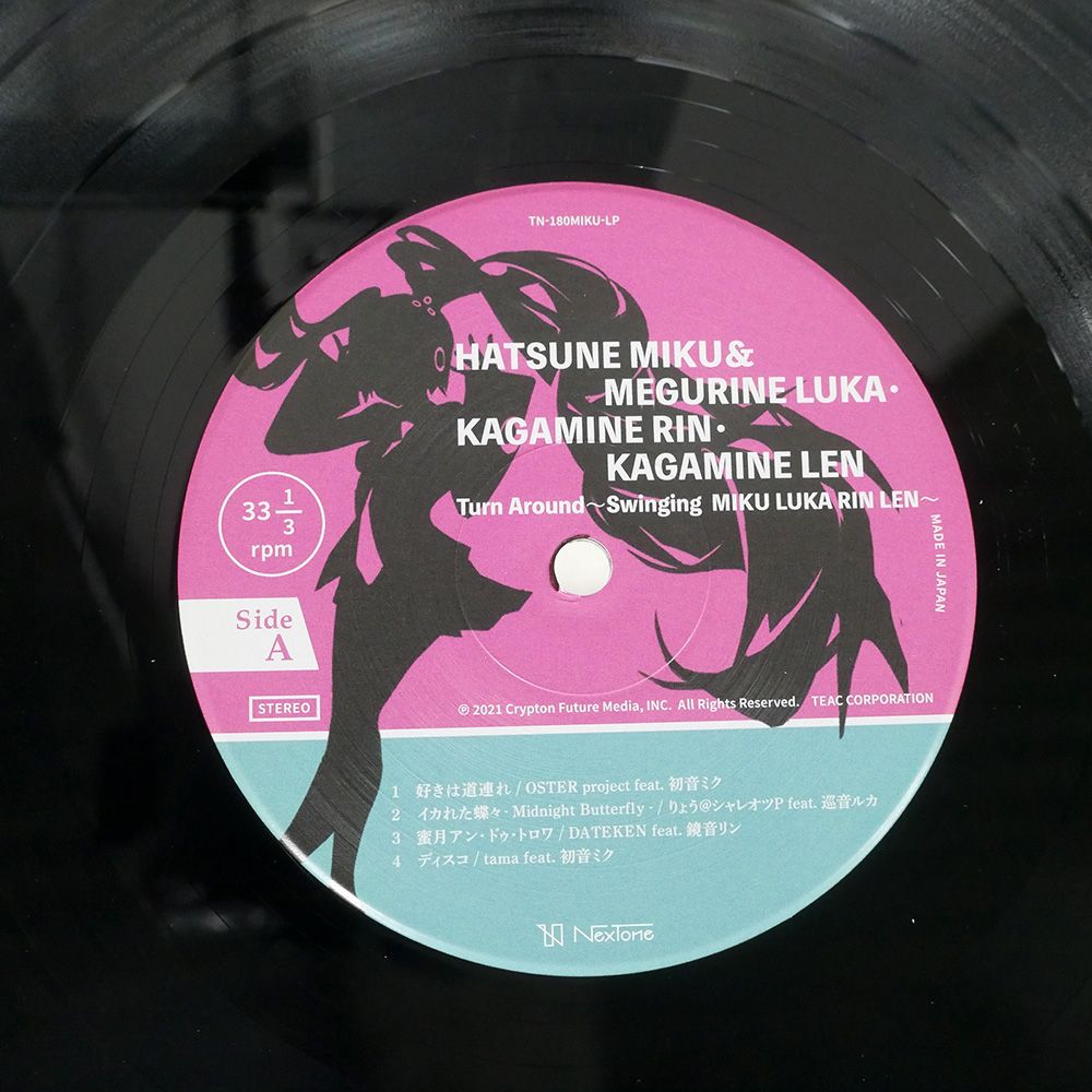 国内盤 VA/TURN AROUND - SWINGING MIKU LUKA RIN LEN/CRYPTON