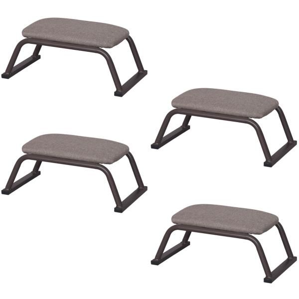 2営業日で発送 エイ アイ エス AIS 正座椅子 背無し ×4脚セット SZN-01×4pcs BR