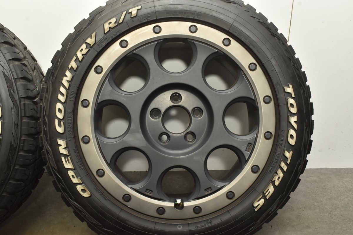 バリ溝】XTREME-J XJ03 18in 8J +40 PCD114.3 トーヨー オープン 