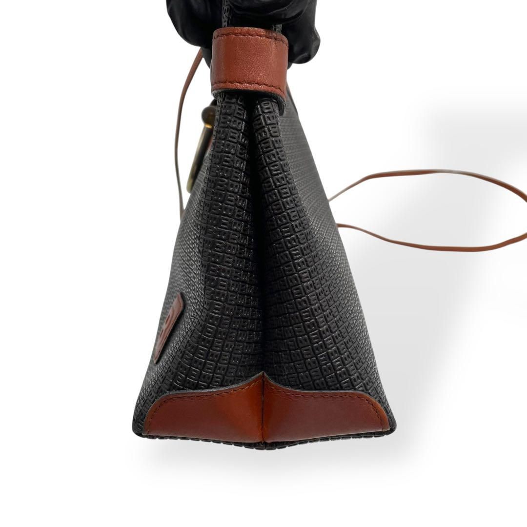 美品 BALLY バリー ヴィンテージ ショルダーバッグ PVC レザー