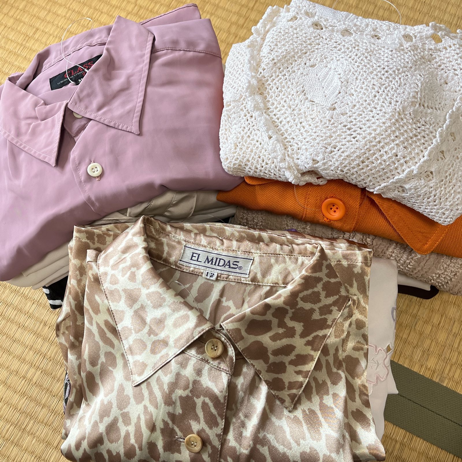 20枚セット 昭和レトロ トップス ブラウス 卸売 まとめ売り 白ブラウス 