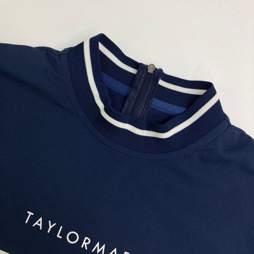テーラーメイド　長袖モックネックシャツ　Lサイズ　ネイビー サイズ：L TAYLOR MADE テーラーメイド モックネック長袖Tシャツ