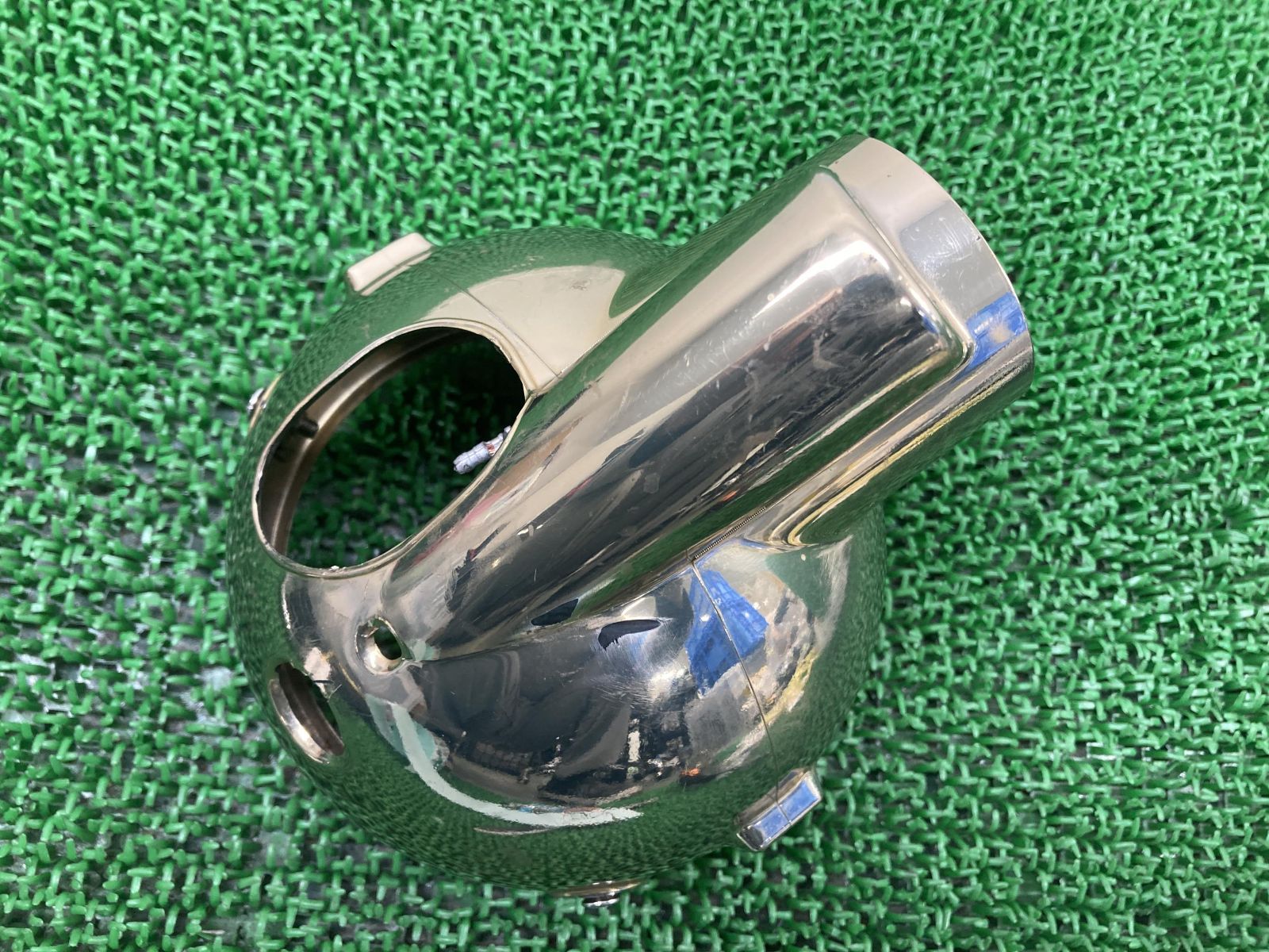 モンキー ヘッドライトケース Z50J-1605*** ホンダ 純正 中古 バイク 部品 Z50J-1605 ゴールドモンキー Monkey リム ペイント素材に 品薄