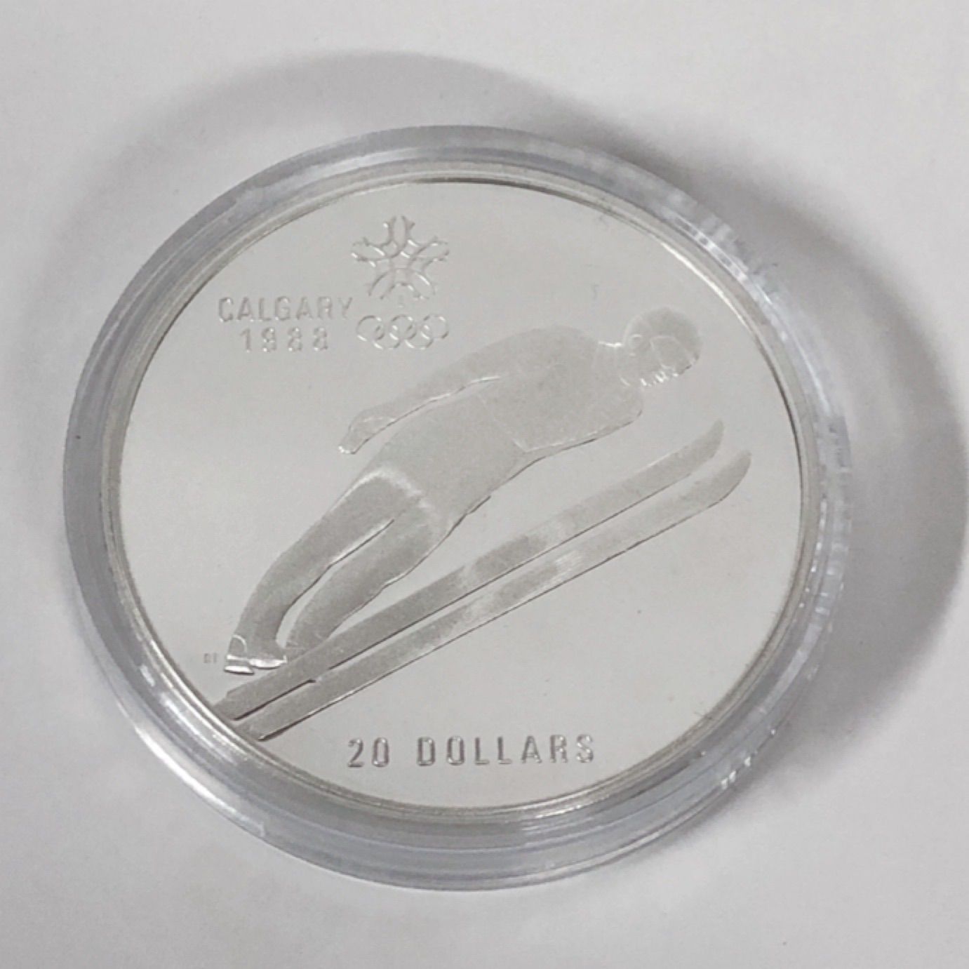 カナダ カルガリー冬季オリンピック 記念銀貨 - メルカリ