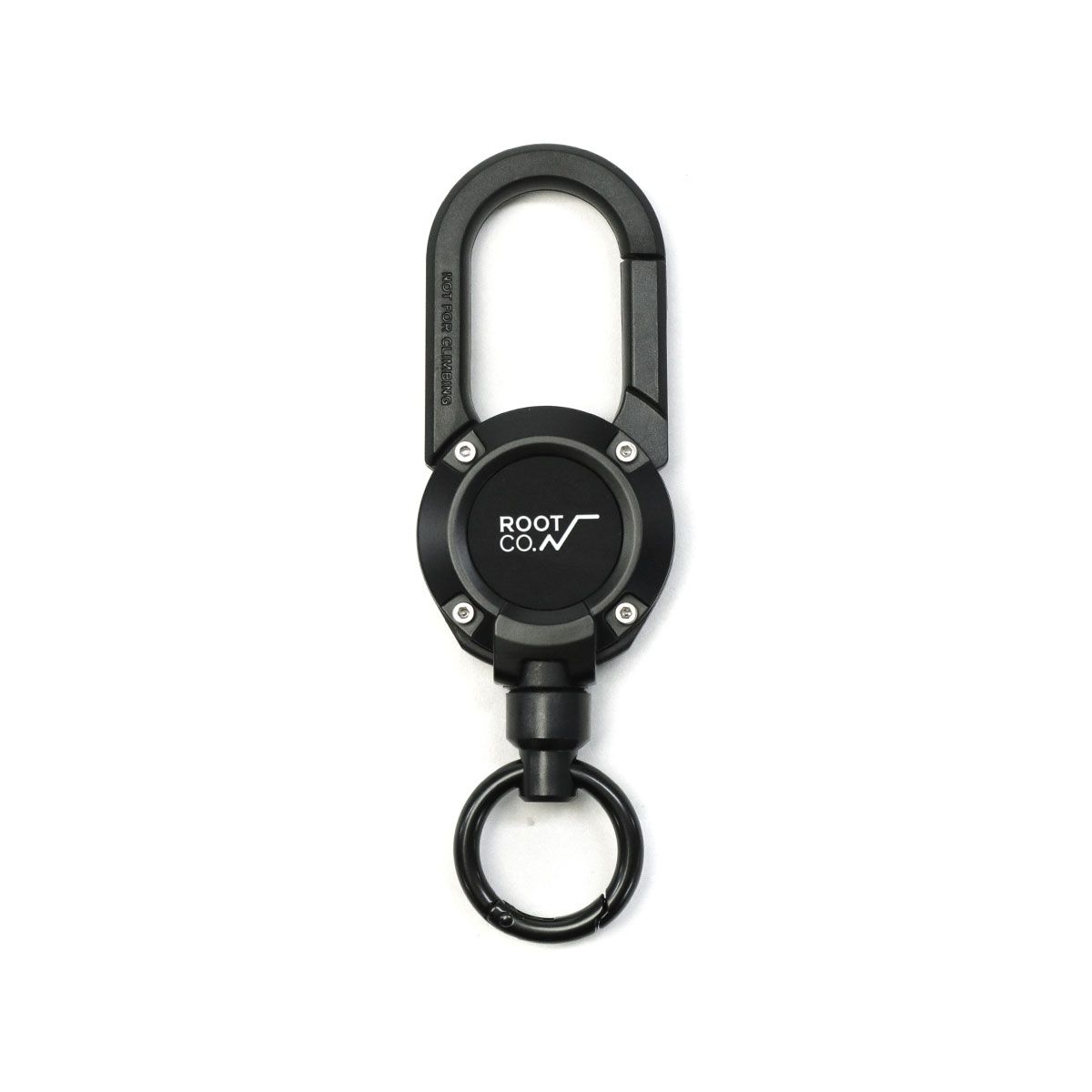 【メール便】ルートコー キーホルダー ROOT CO. GRAVITY MAG REEL 360 コードリールキーホルダー マグネット内蔵型リールカラビナ GMR3 ブラック(マット)