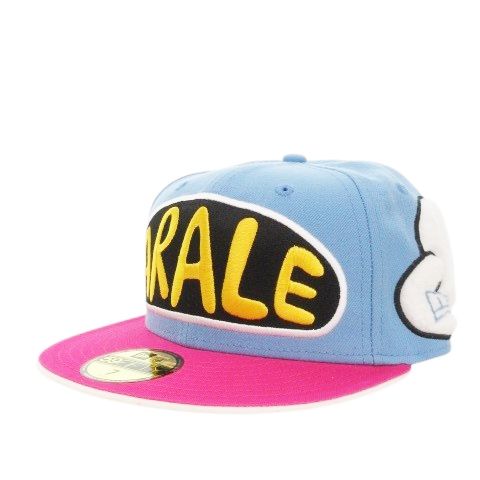 ニューエラ NEW ERA × Dr.スランプアラレちゃん 59FIFTY 帽子 キャップ 野球帽 BBキャップ ベースボールキャップ 平つば キャラクター 55.8cm 水色 ブルー |AH5 GY19