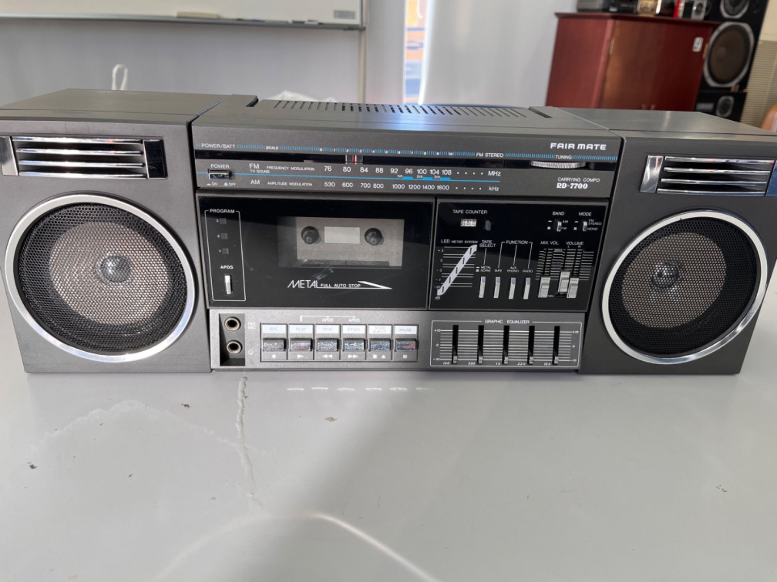 ラジカセ FAIR MATE RD-7700 昭和レトロ ファッション アンティーク