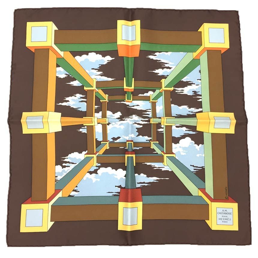 HERMES エルメス スカーフ カレ45 A.M.カッサンドル A.M.