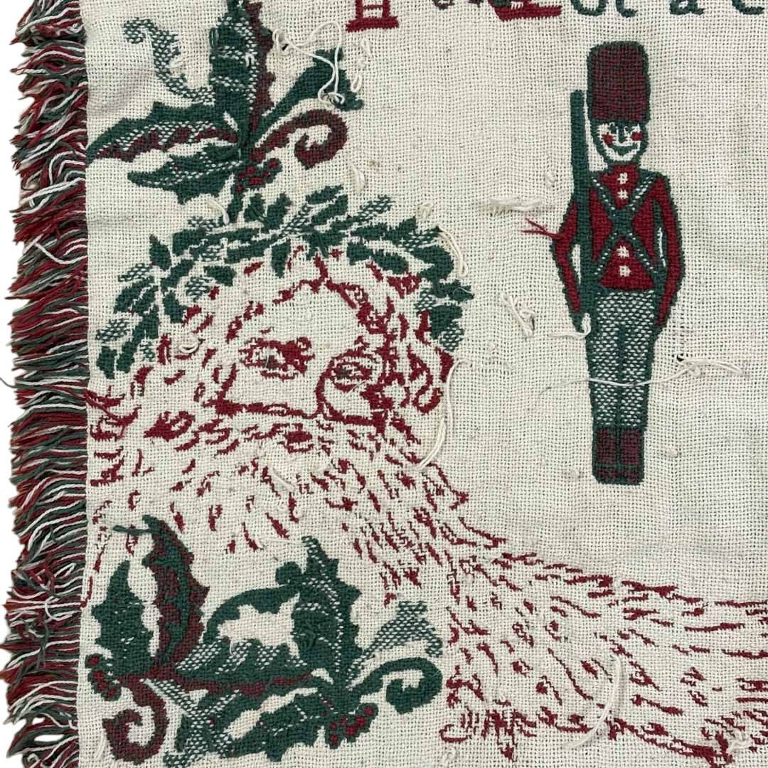 vintageラグ カーペット くるみ割り人形 ソックス クリスマス 1968 vintageラグ カーペット くるみ割り人形 ソックス クリスマス 1968