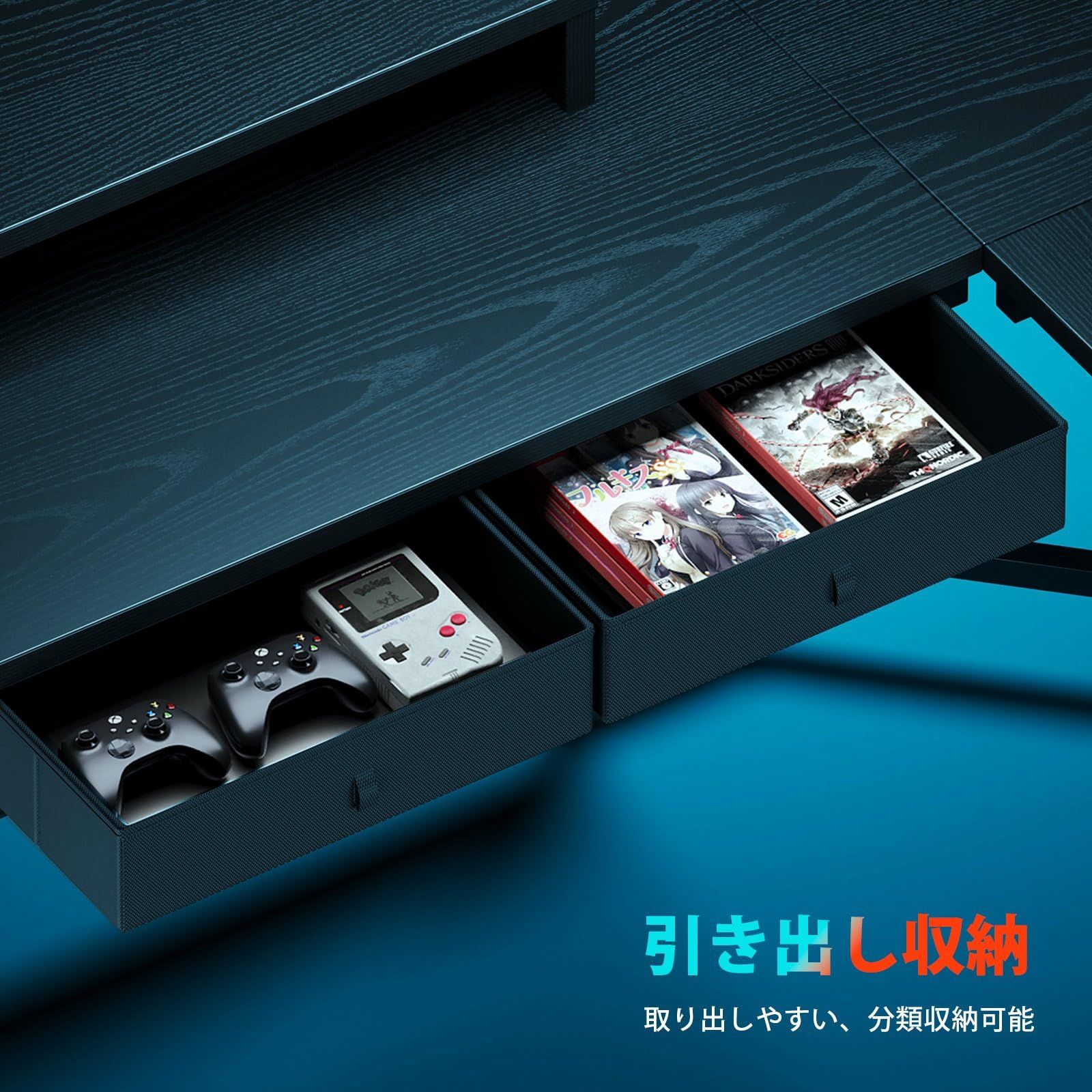 computer pcデスク収納袋付き学習机