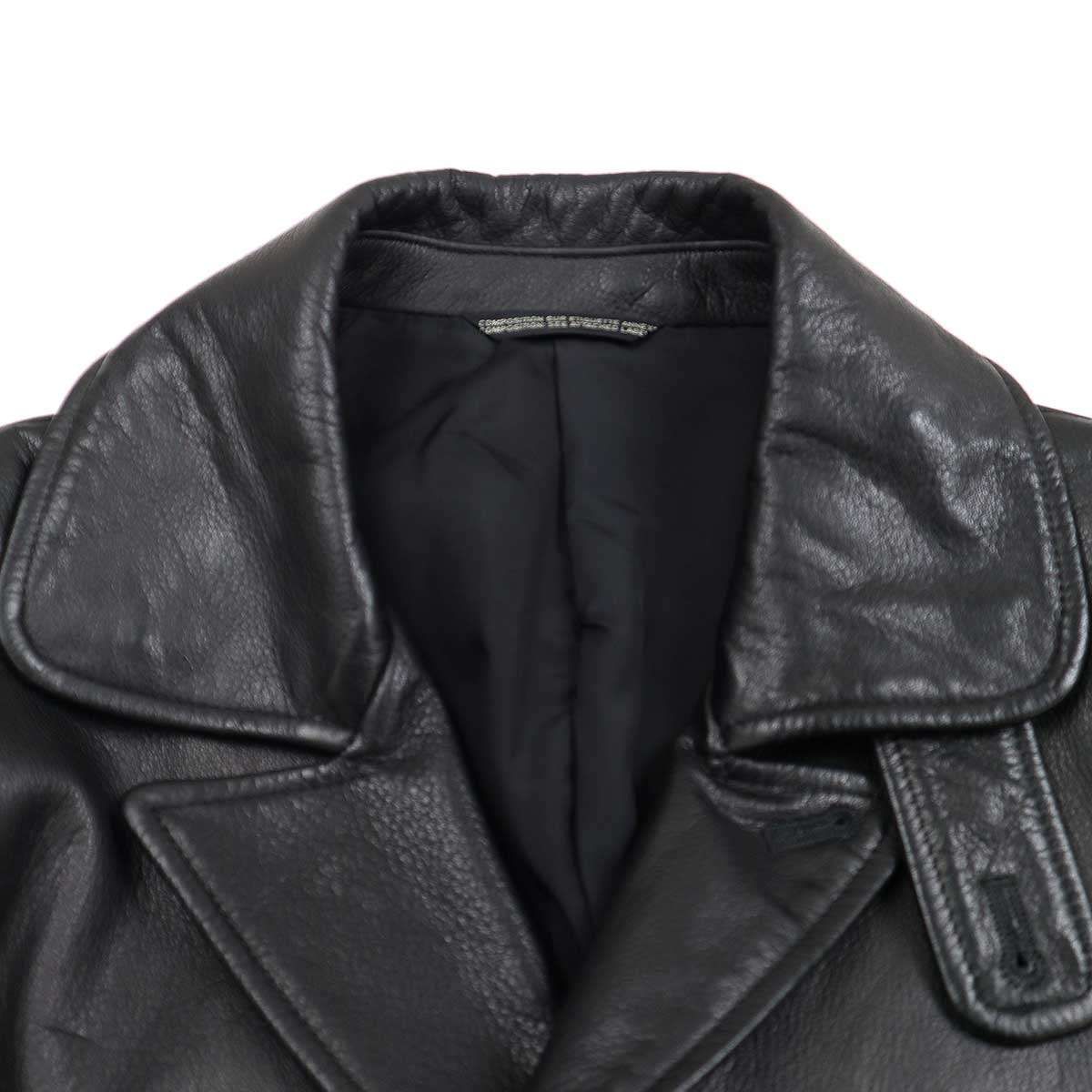 カウレザージャケット ヨウジヤマモトプールオム Yohji Yamamoto POUR